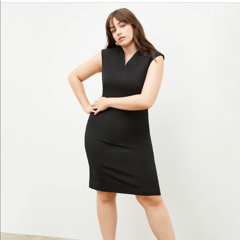 MM LaFleur Aditi Sheath Dress Black 12